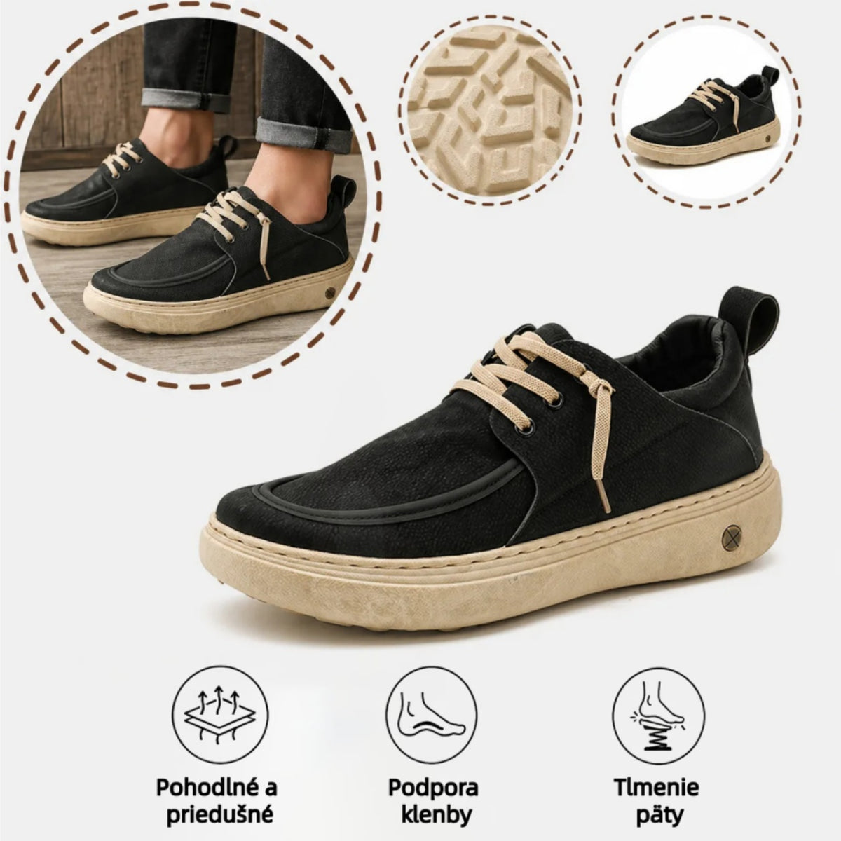 ⚡50% zľava – len po obmedzenú dobu! 👞Ručne vyrobené v Taliansku z pravej kože ✅ Podpora klenby – úľava od bolesti ✅ Tlmiace odpruženie, ergonomický dizajn, vhodné na dlhšiu chôdzu.