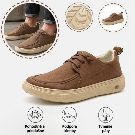 ⚡50% zľava – len po obmedzenú dobu! 👞Ručne vyrobené v Taliansku z pravej kože ✅ Podpora klenby – úľava od bolesti ✅ Tlmiace odpruženie, ergonomický dizajn, vhodné na dlhšiu chôdzu.