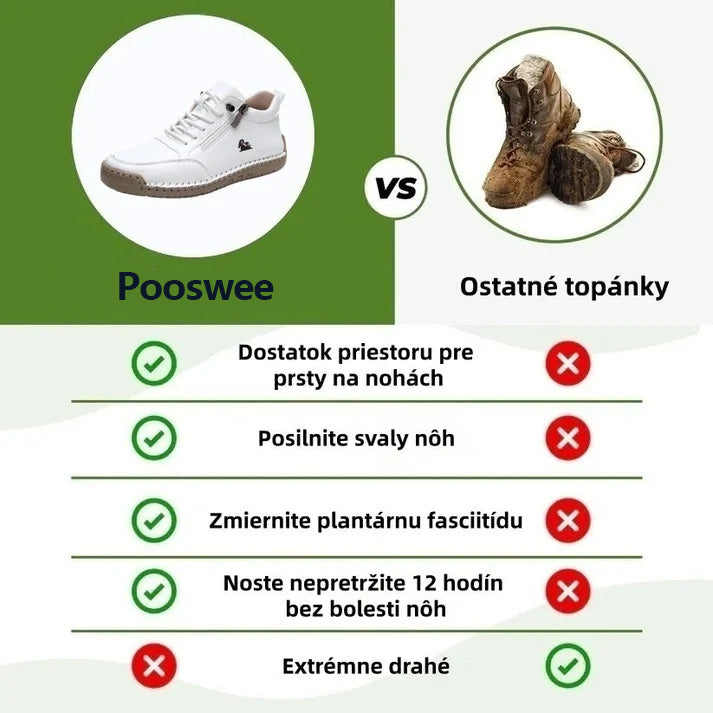 🔥 50% zľava | Ortopedická obuv Pooswee® | Poskytuje oporu klenby, zmierňuje bolesť a uľahčuje chôdzu | Vhodná pre mužov aj ženy.