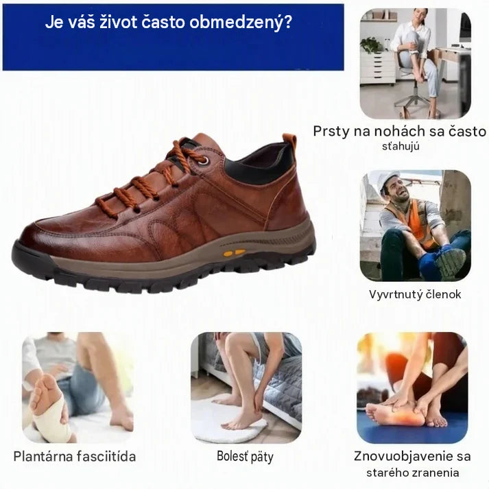 🎁Časovo obmedzená ponuka: Zľava 50 %🔴Kvalitné topánky z pravej kože🦶Uľavujú od bolesti nôh a plantárnej fasciitídy – Vodoodolné a protišmykové✅Dostupné v rôznych veľkostiach