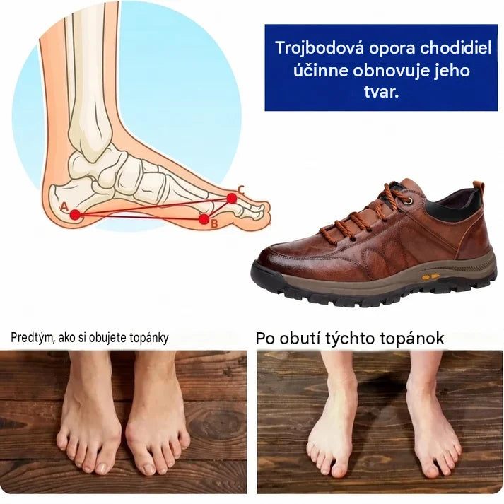 🎁Časovo obmedzená ponuka: Zľava 50 %🔴Kvalitné topánky z pravej kože🦶Uľavujú od bolesti nôh a plantárnej fasciitídy – Vodoodolné a protišmykové✅Dostupné v rôznych veľkostiach